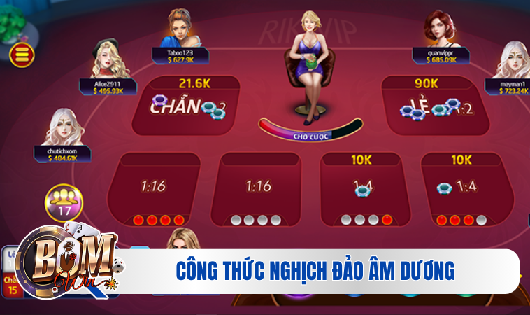 Công Thức Đánh Xóc Đĩa Online Chi Tiết Từ Cao Thủ 4 Công thức nghịch đảo âm dương