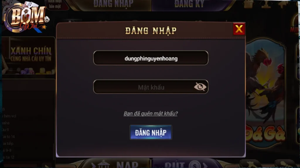 Đăng nhập BomWin dễ dàng trên mọi trình duyệt