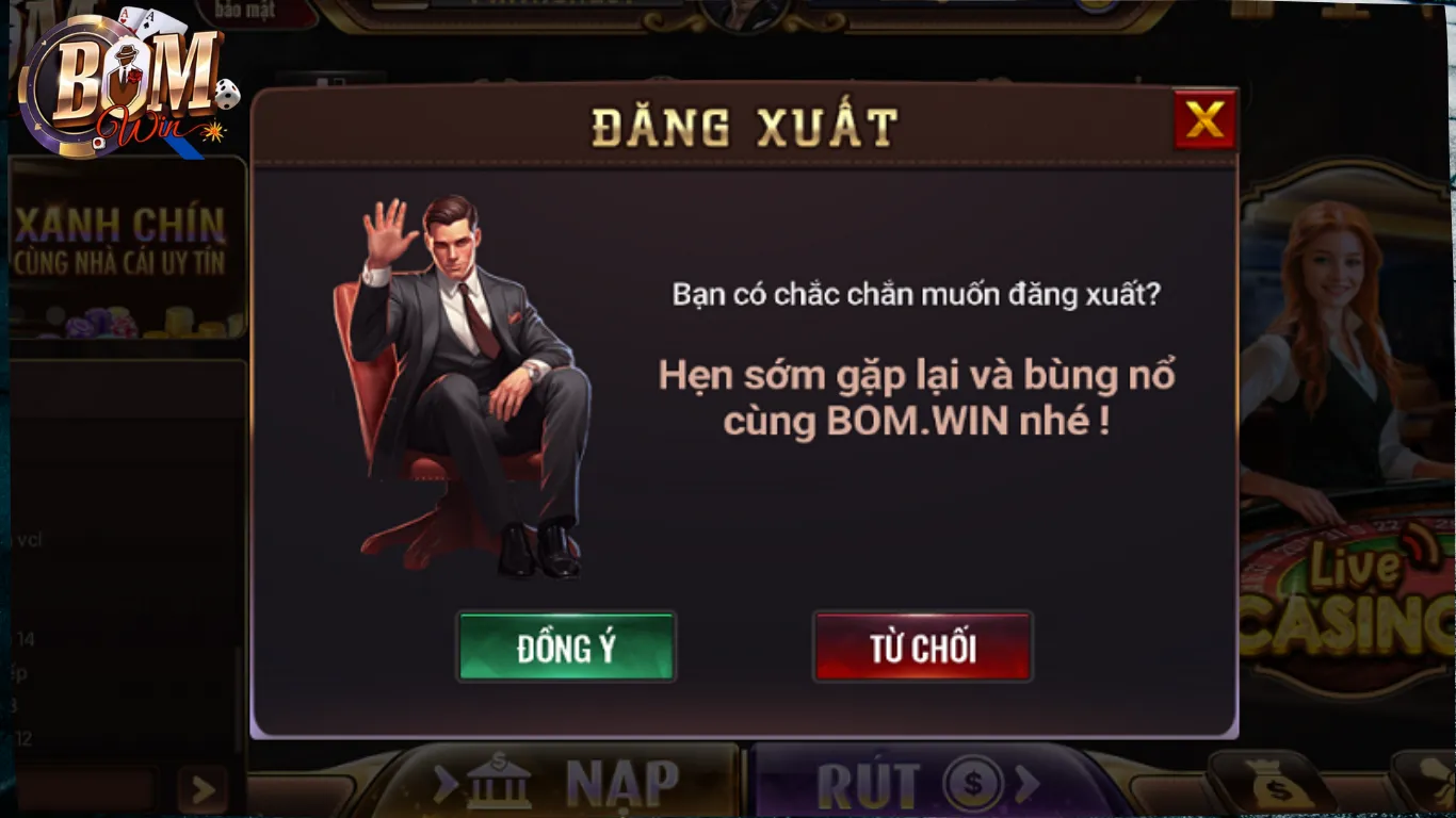 Lưu ý bảo mật tài khoản khi thực hiện đăng nhập BomWin